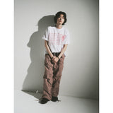 クリースナイロンバンディングパンツ / CREASE NYLON BANDING PANTS_INDIE PINK
