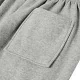 Balloon over cargo fleece jogger pants Melange Gray