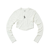シンボルクロップ長袖Tシャツ