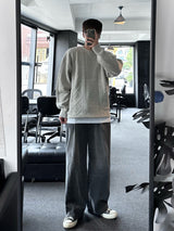 ルーズフィットパターンニット