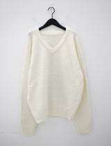 RajVネックニット/Raj V-neck Knit (6color)