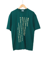 ウィッシュレタリングオーバー半袖Tシャツ / Wish Lettering Over Short Sleeve T-shirt