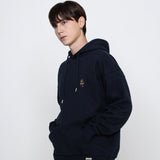 デイジーブーケベア刺繡フーディー/Daisy Bouquet Bear Embroidered Hoodie