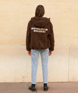 フリースオーバーサイズジャケット/RCH fleece oversized Jacket brown