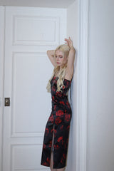 ROSE SLIT DRESS[red]