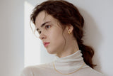 Matt Hoop One-touch Earrings