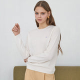 100%cashmere round neck basic top_pure white (6653736910966)