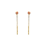 2021 PANTONE stratum drop earring (OR) (6641923489910)