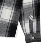 HOODED OMBRE CHECK SHIRT