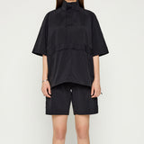 ユニセックスアノラックジップアップTシャツ / UNISEX ANORAK ZIP UP TOP (4557214646390)