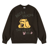 TCWベアヘビースウェットシャツ / TCW bear heavy sweat-shirt (4583078887542)
