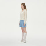 V NECK CABLE CROP KNIT_IVORY (6612843724918)