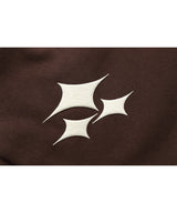 Shining Oval Logo Hoodie (Dark Brown)