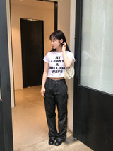 スラブサマーデニムパンツ
