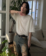 ファインモヘア半袖 (3 color)