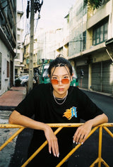 グラビティロゴTシャツ/RUNDOWNYOUTH 'GRAVITY’ LOGO T-SHIRT 042