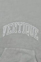 VENTIQUE Pigment Logo embroidery Hoodie 3color