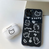 White - DDong Gangazi Phone Case 