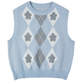 FLOWER JACQUARD VEST_SKY BLUE (6600100511862)