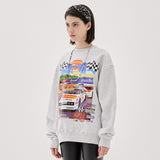 クラシックレーシングスウェットシャツ / Classic Racing Sweatshirt (4 color)