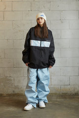 スーパーワイドパンツ / BSR2223FWPT008 LOGO COTTON SUPER WIDE PANTS SKY