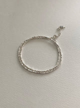[92.5silver] グリッターぺブルネックレス