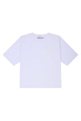 チェリーオーバーフィットTシャツ/white cherry overfit t-shirts