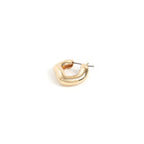 メタルウェーブリンクピアス / Metal Wave Link Earrings_Gold