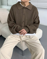 ウォーマーバルーンカラーカーディガン / AZ Warmer Balloon Collar Cardigan (7 colors)