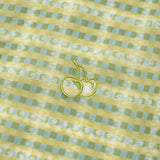 スモールチェリーシースルーパターンカーディガン / SMALL CHERRY SEE THROUGH PATTERN CARDIGAN [LIME]