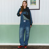 [NF] F4NCY DENIM PATCH HOODIE (BLACK)_F23ZB265