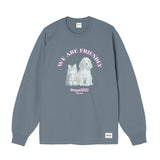 RLLR1101 キャットアンドドッグロングスリーブ/RLLR1101 Cat and Dog Long Sleeve - Cement