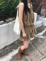 ヘミッシュスリーブレストトップ