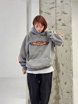 VENTIQUE Pigment Bat Napping Hoodie 2color