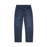 Signature Stud Tapered Crop Fit Denim Pants Dark Indigo