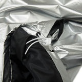 ラウンドラインフーデッドジャケット/BSR2223FWJK044 ROUND LINE HOODED JACKET SILVER