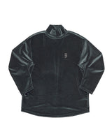 "PRE-ORDER 11/09~" DROP-SHOULDER VELVET TURTLE-NECK TEE / [プレオーダー11月09日〜] ドロップショルダーベルベットタートルネックTシャツ (4578690531446)