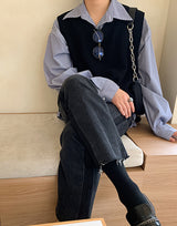 Unbalanced Stripe Shirt (6598148063350)