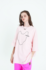 Overfit Line Drawing T-Shirt