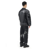 GLOSSY SHORT DOWN PUFFER