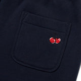 ミドルチェリーワイドスウェットパンツ／MIDDLE CHERRY WIDE SWEAT PANTS [NAVY]