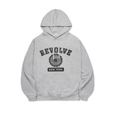 Signature Logo Emblem Hoodie Gray (6540198609014)