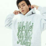 ロゴタイポグラフィーフード / Logo typography hood