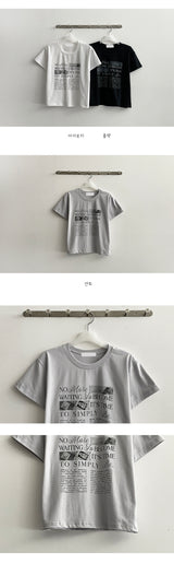 ヴィコムフォトレターリングショートスリーブT / Vicom Photo Lettering Short Sleeve Tee