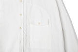 UTILITY CURVED POCKET OXFORD SHIRT WHITE (6554667810934)