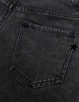 5ポケット刺繡デニムパンツ/5-POCKET EMB DENIM PANTS BLACK(CV2CFUD129A)