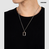 < BAP Youngjae Wear > SUQARE EPOXY NECKLACE (6693708759158)