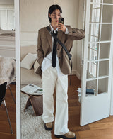 セレーナチェックブレザー / Selena check blazer (1 color)