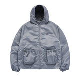 [24SS] SYMBOL PUCKERING WINDBREAKER JACKET GREY
