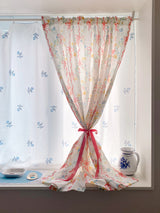 Princess Ribbon Curtain Screen Floral Print 230cm